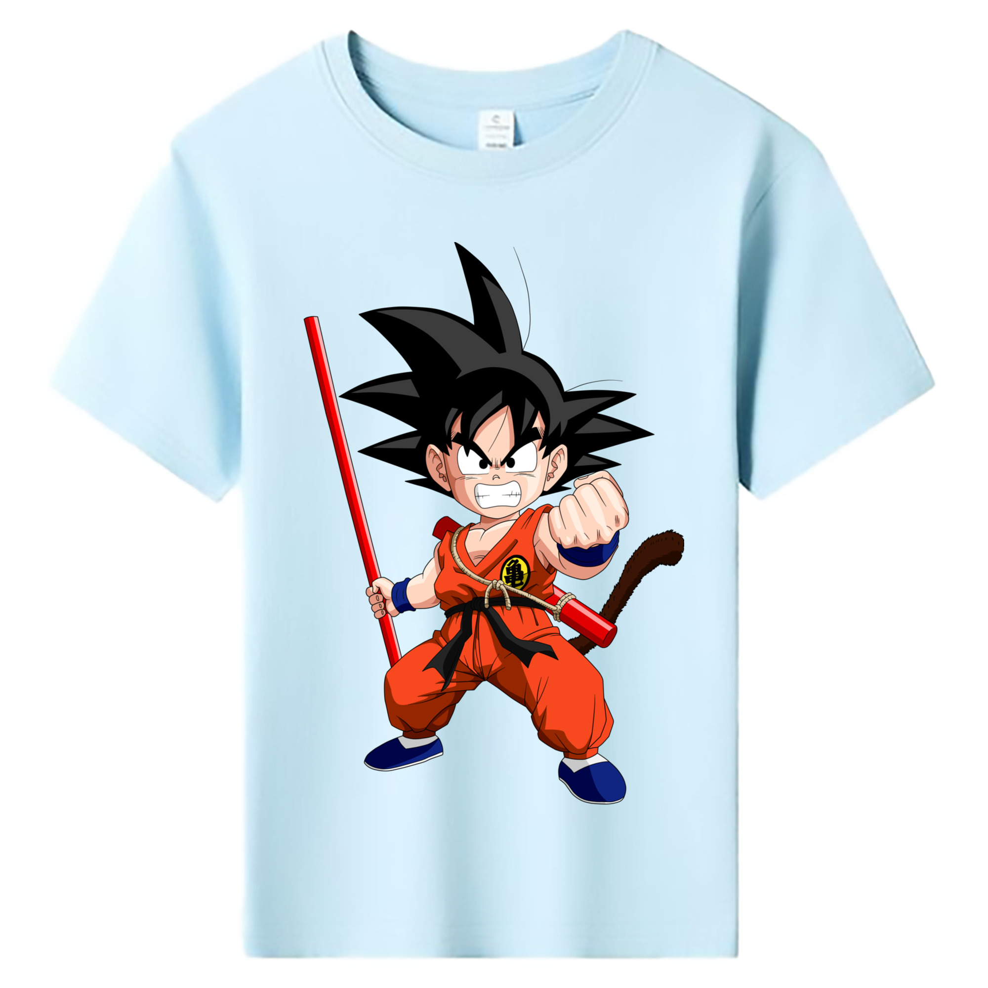 （画像用） ドラゴンボール 孫悟空（そん ごくう）Son Goku カカロット DRAGON BALL Kakarotto 綿100％キッズTシャツ（フロントプリント）